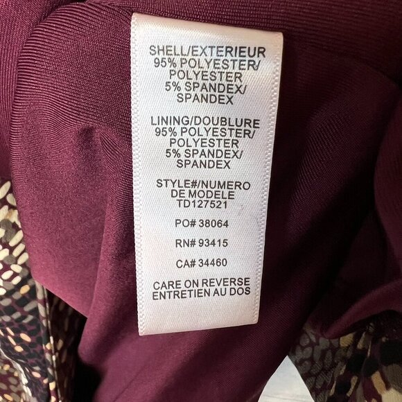 Trina Turk Dress Womens Size Small/Medium Geometric True Wrap Contemporary - Picture 14 of 16